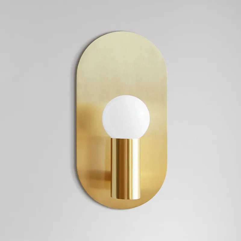 Outdoor Lighting Brass - Lampu Dinding Samping Tempat Tidur Hotel