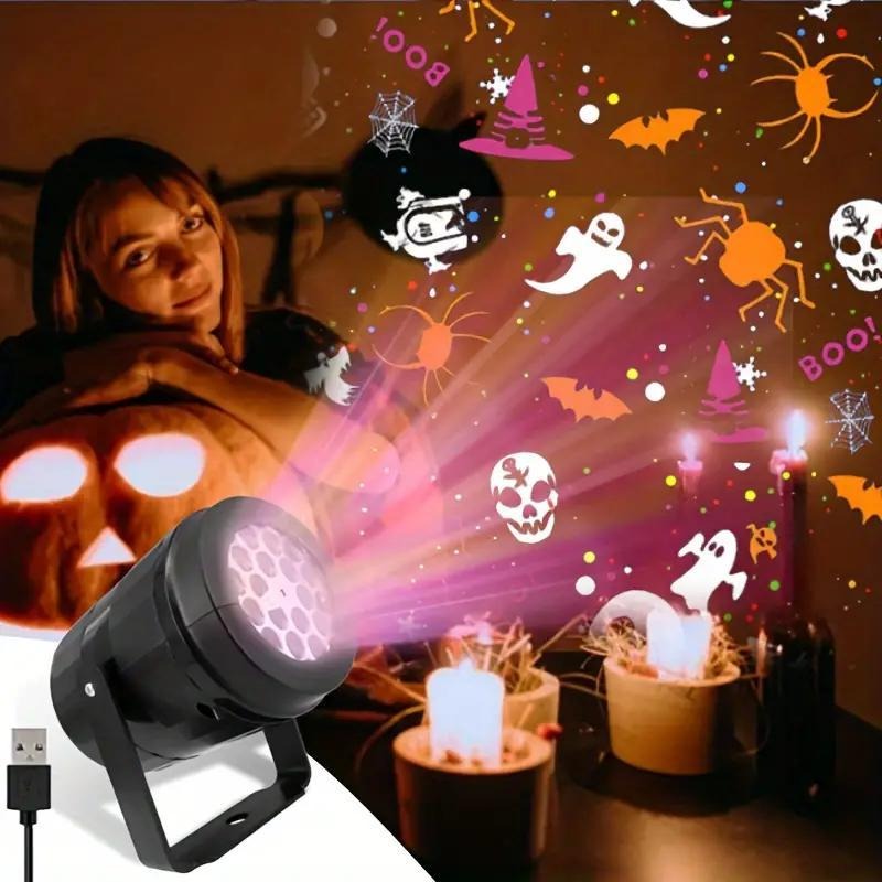 Outdoor Lighting Ideas For Party - Lampu Proyektor LED Halloween Dekorasi Halaman