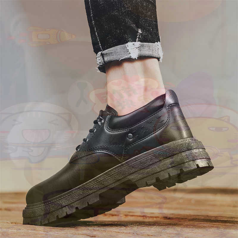 Outdoor Lighting Uk - Sepatu Pria Tenis Pelatih Fashion Kulit
