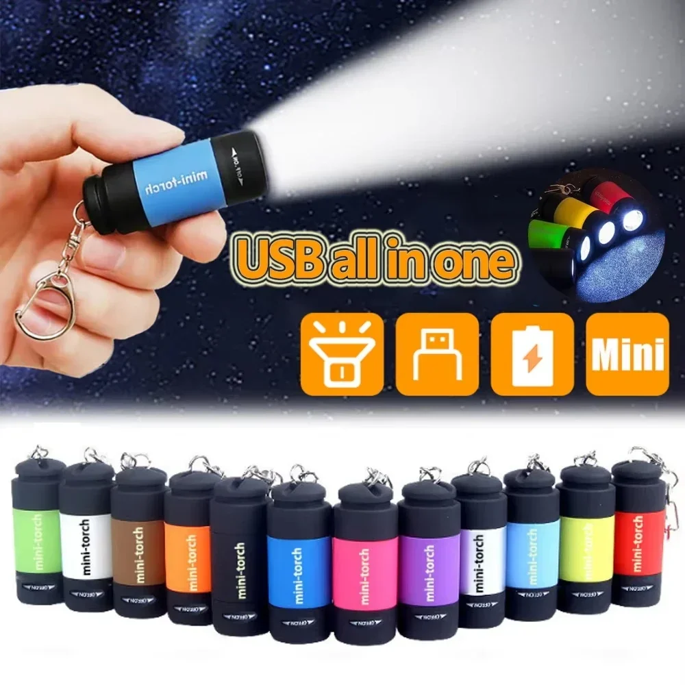 Outdoor Lighting Ideas For Party - Senter LED USB Isi Ulang Multifungsi,