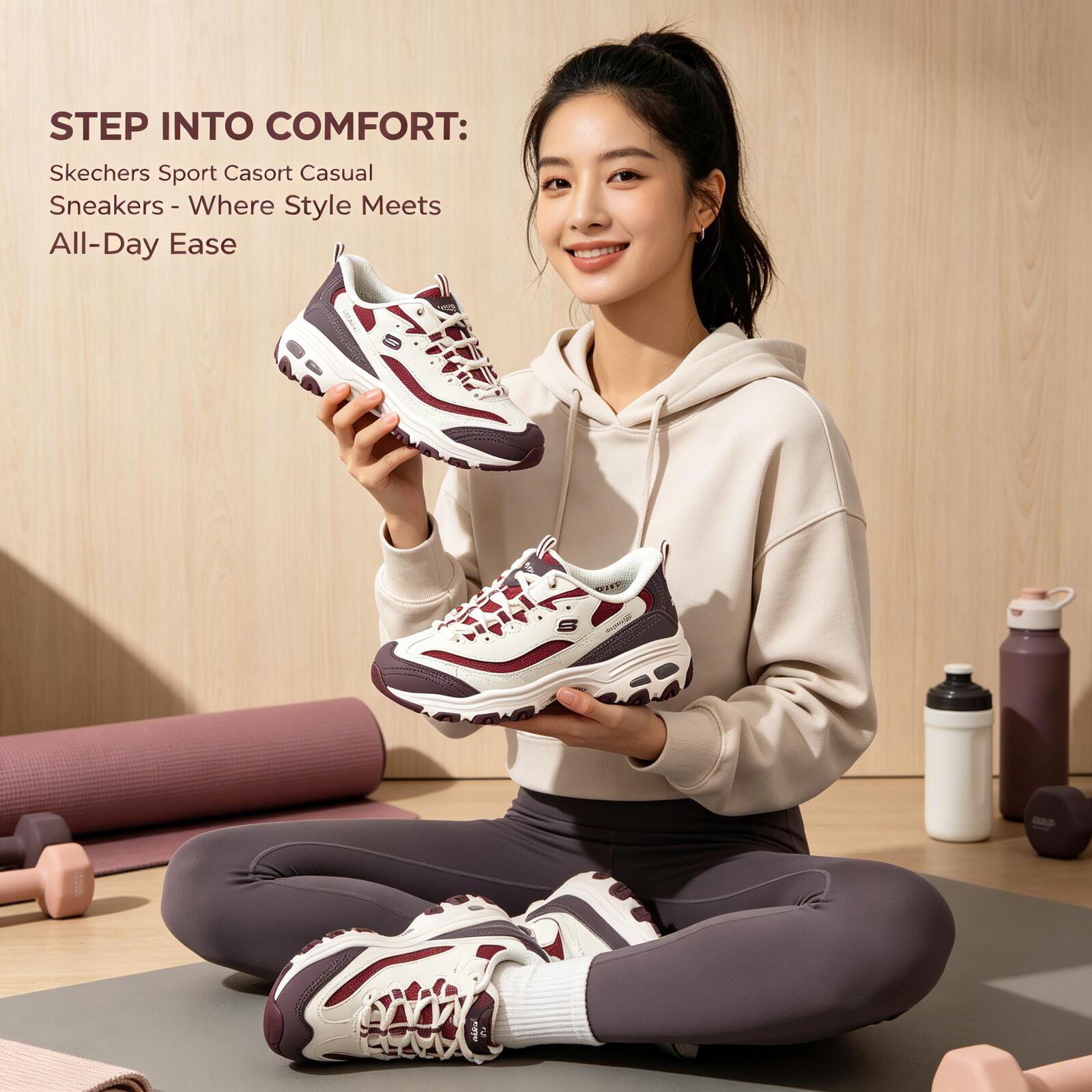 Outdoor Lighting Hong Kong - Skechers Sepatu Kasual Olahraga Dad Panda