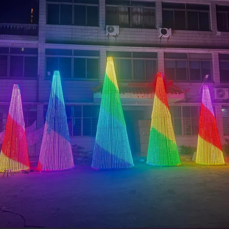 Outdoor Lighting Tree - Lampu Pohon Natal LED Besar Tahan