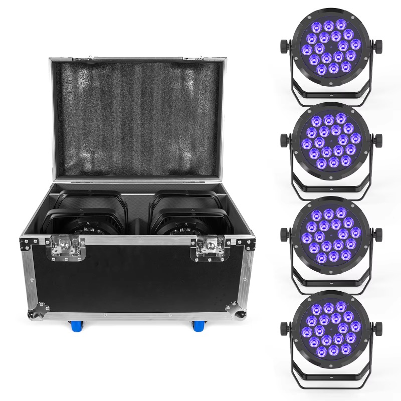 Outdoor Lighting Ip65 - 4Pcs Lampu Par 18X10W IP65 Tahan