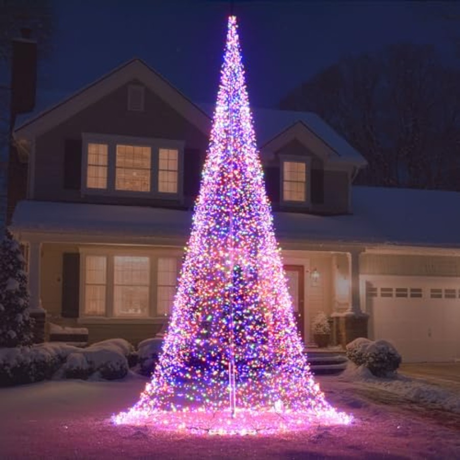 Outdoor Lighting Tree - Tiang Bendera Luar Ruangan Pohon Natal