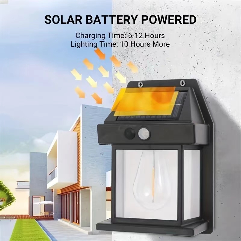 Outdoor Lighting For Front Of House - Lampu Dinding LED Tahan Air Tenaga
