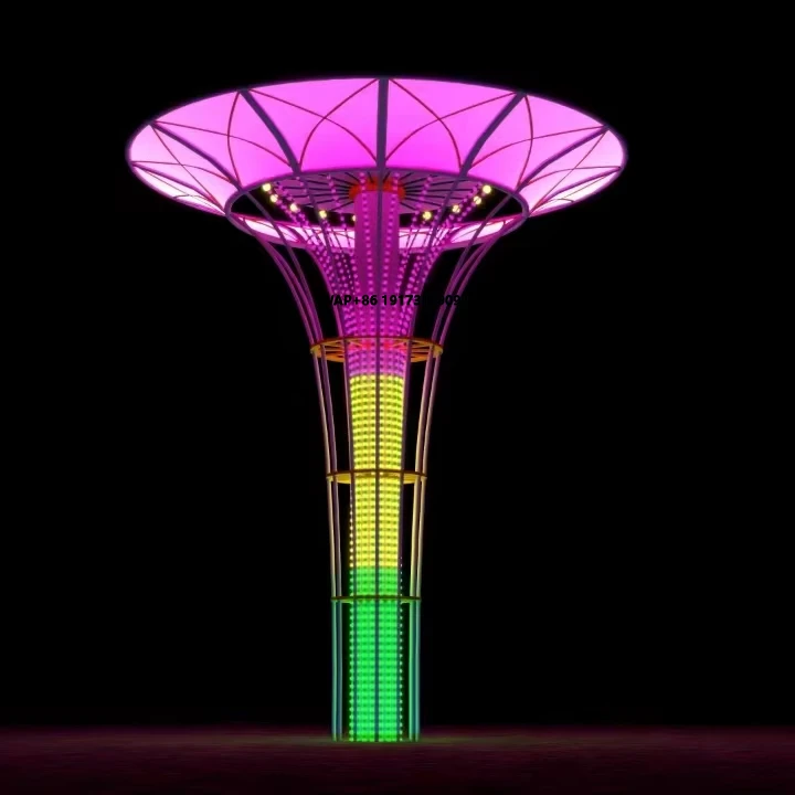 Outdoor Lighting Tree - Ide Lampu Pohon Tenaga Surya Fotovoltaik