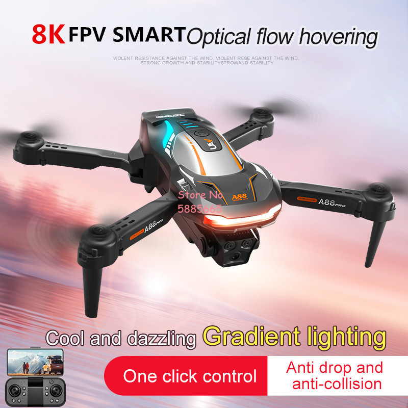 Drone RC 8K Fotografi Udara de - Outdoor Lighting Battery Operated ulasan dan harga