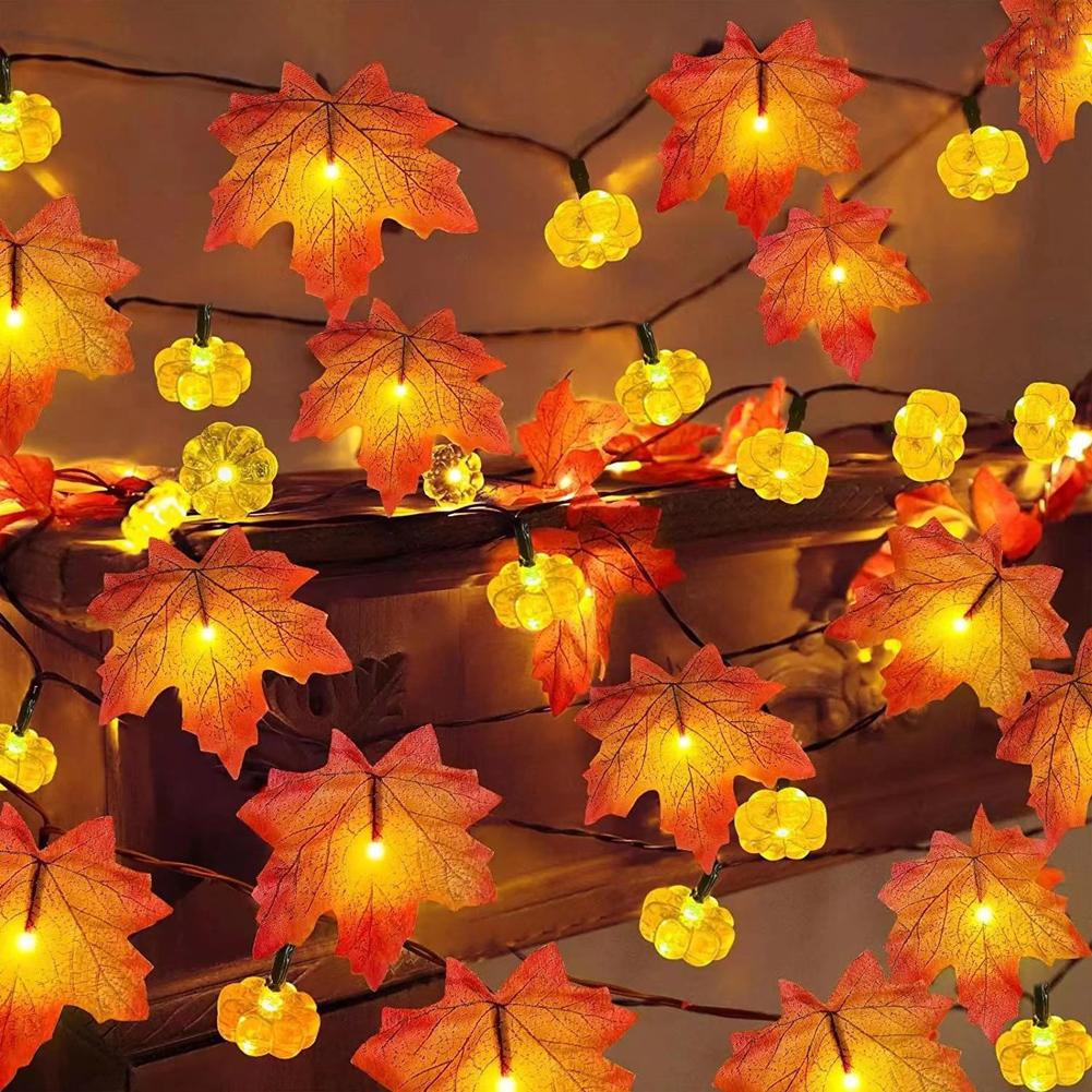 Lampu LED Daun Maple Bentuk La - Outdoor Lighting Battery Operated ulasan dan harga