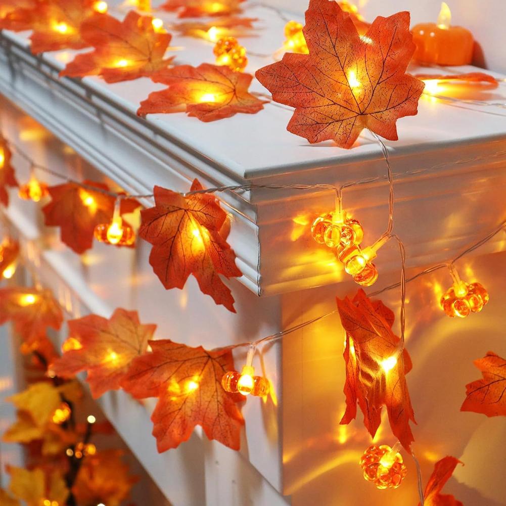 Lampu LED Daun Maple Bentuk La - Outdoor Lighting Battery Operated ulasan dan harga