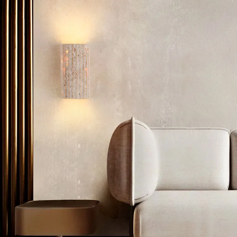 Lampu Dinding Batu Travertine  - Outdoor Lighting For Front Of House ulasan dan harga