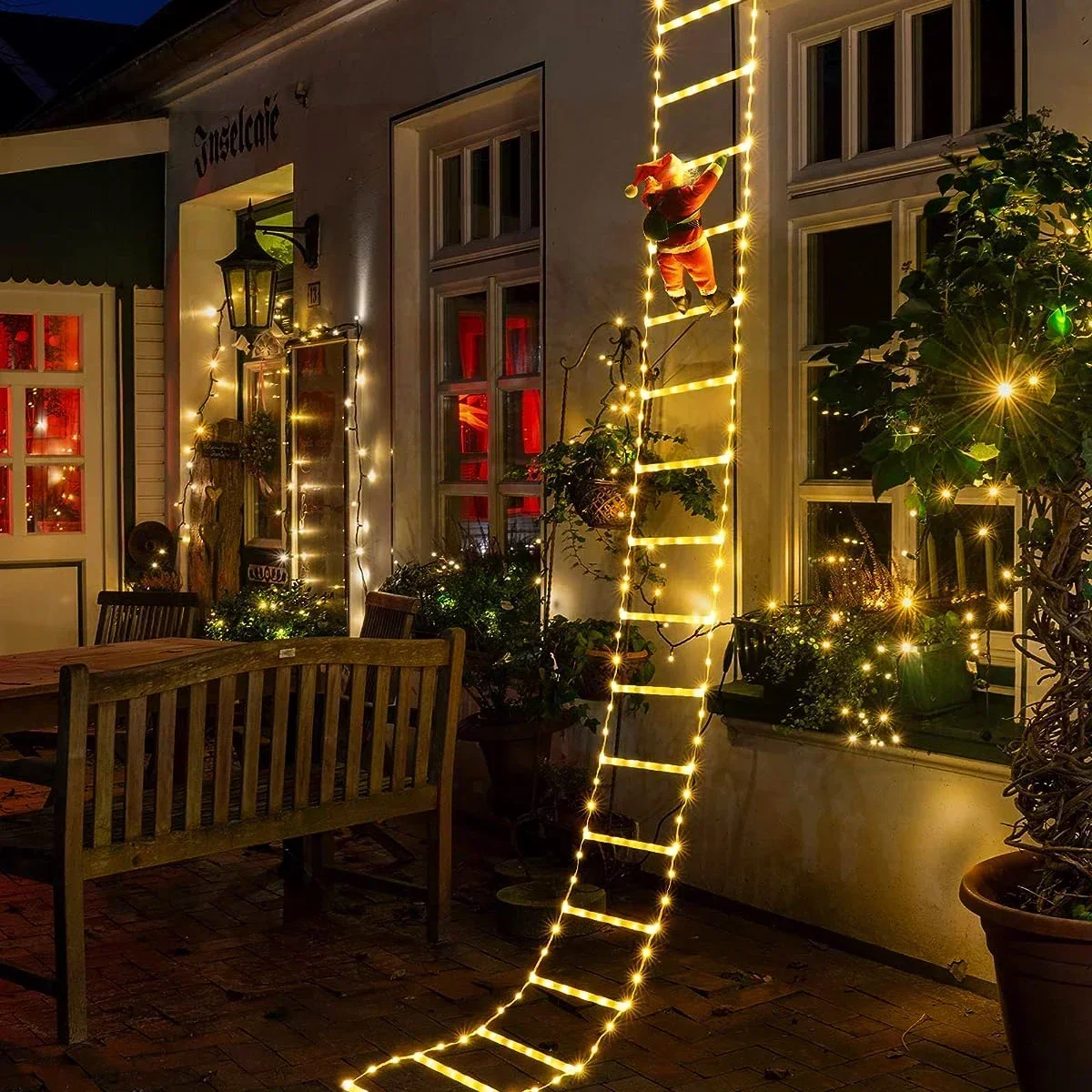 Lampu tangga LED untuk dekoras - Outdoor Lighting Tree ulasan dan harga