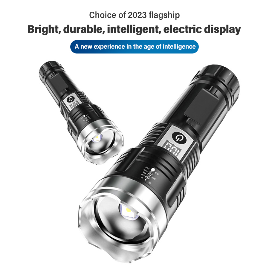 Senter LED 200000LM Daya Tingg - Outdoor Lighting Rechargeable ulasan dan harga