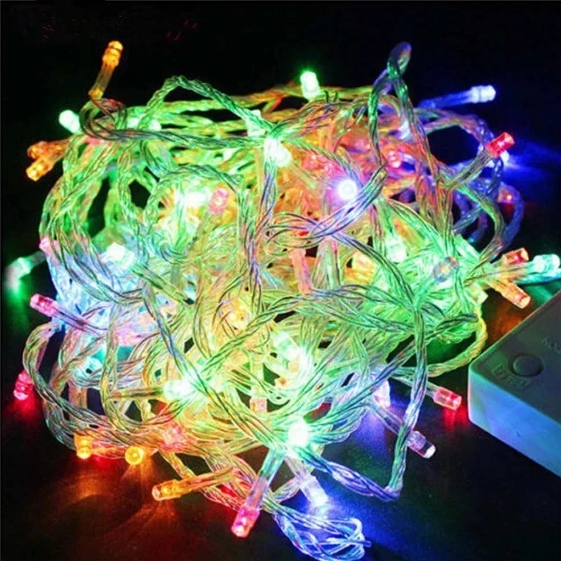 110V 220V 10M 100 Lampu LED Ra - Outdoor Lighting Ideas For Party ulasan dan harga