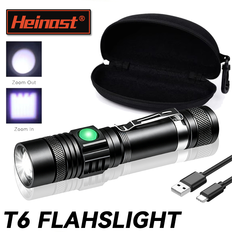 Senter LED T6 Isi Ulang, Sente - Outdoor Lighting For Home ulasan dan harga