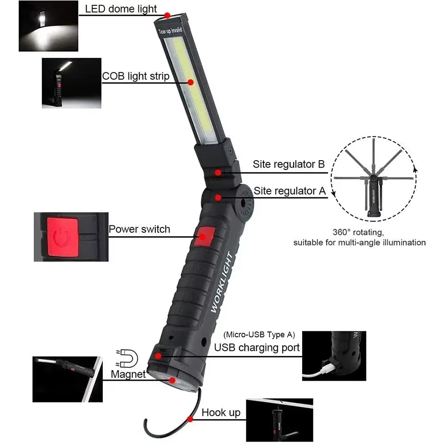 Senter LED Portabel dengan Kai - Outdoor Lighting Rechargeable ulasan dan harga