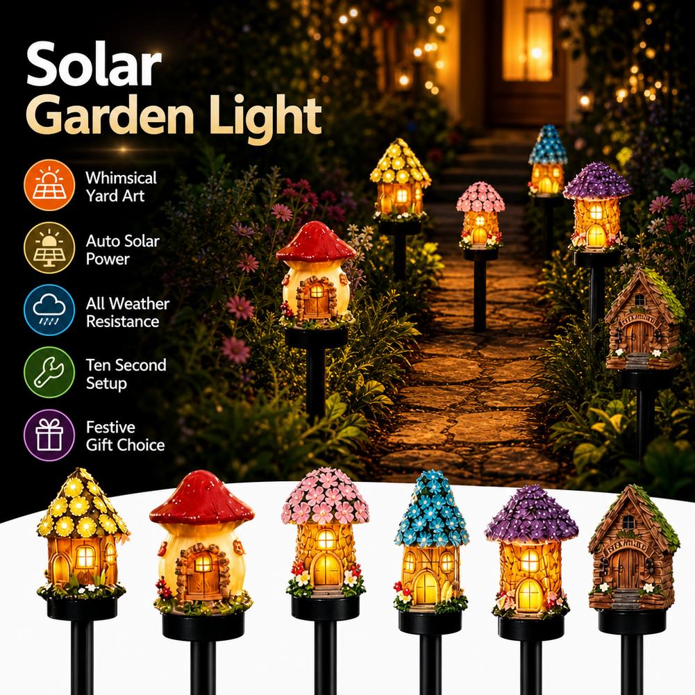 Lampu Taman Tenaga Surya LED R - Outdoor Lighting For Front Of House ulasan dan harga