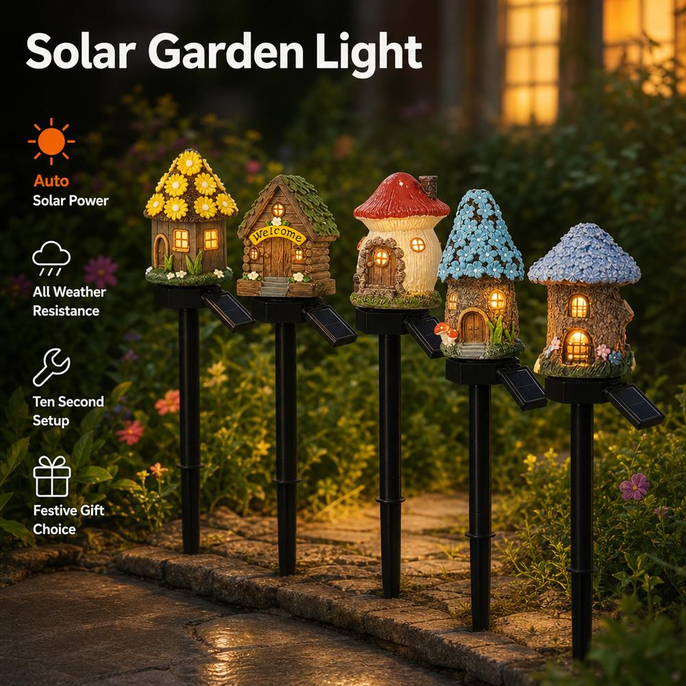 Lampu Taman Tenaga Surya LED R - Outdoor Lighting For Front Of House ulasan dan harga