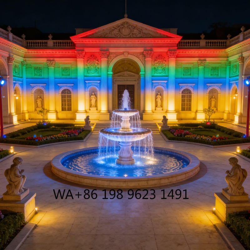 Lampu Sorot DMX Aluminium RGB  - Outdoor Lighting Ip65 ulasan dan harga