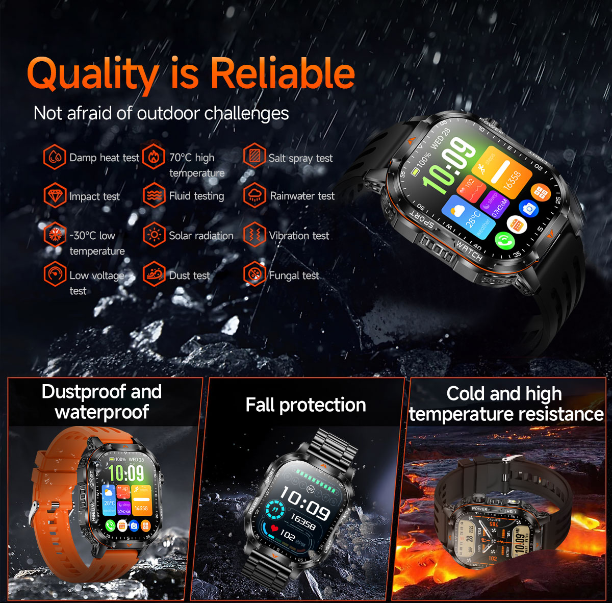 Jam tangan pintar pria tahan b - Outdoor Lighting Battery Operated ulasan dan harga