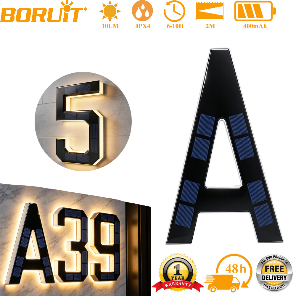 Lampu Nomor Rumah Tenaga Surya - Outdoor Lighting For Front Of House ulasan dan harga