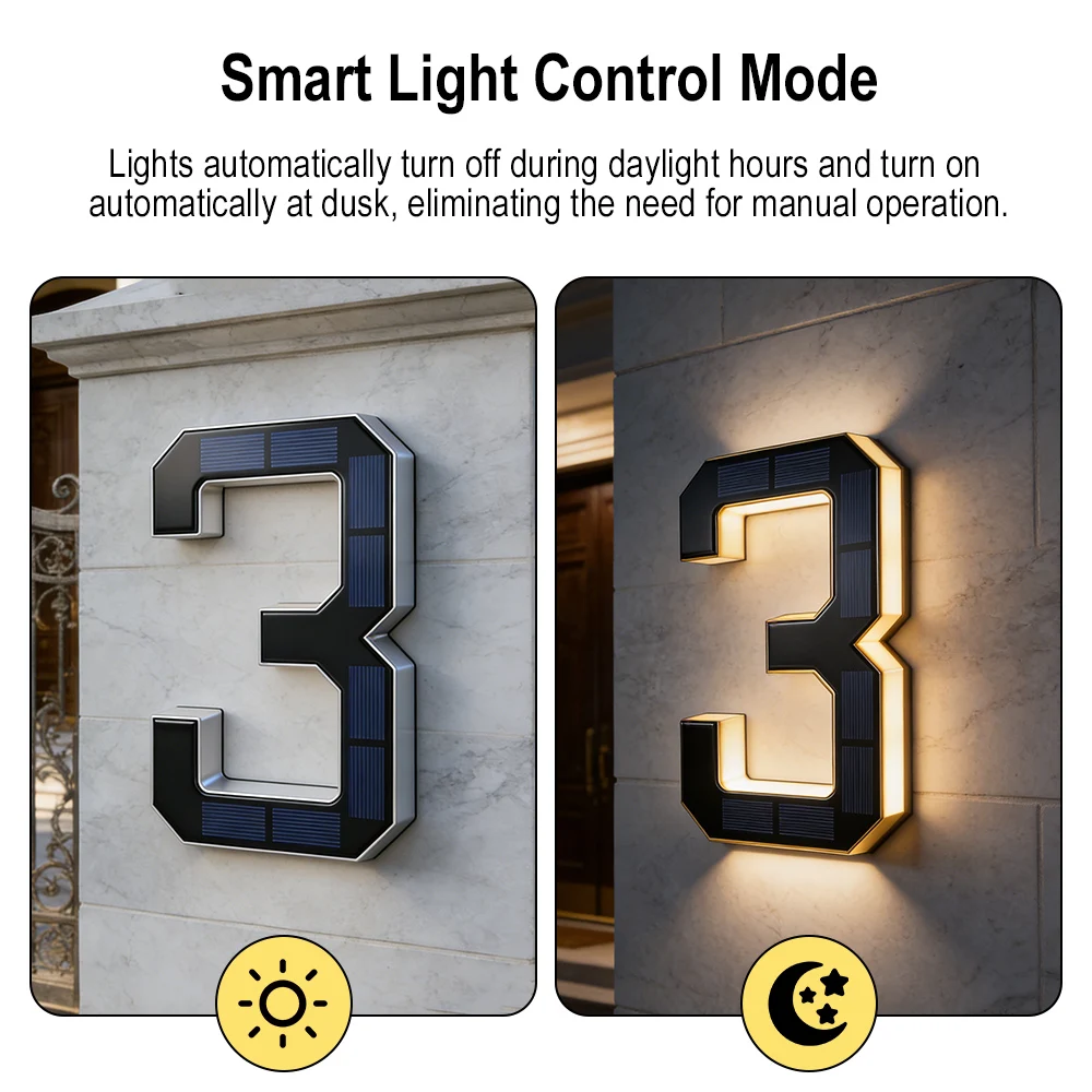 Lampu Nomor Rumah Tenaga Surya - Outdoor Lighting For Front Of House ulasan dan harga