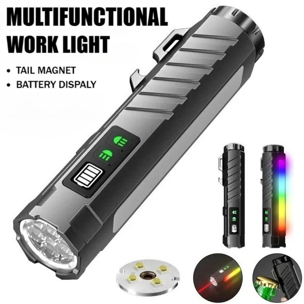 Senter LED Multifungsi Cahaya  - Outdoor Lighting Rechargeable ulasan dan harga