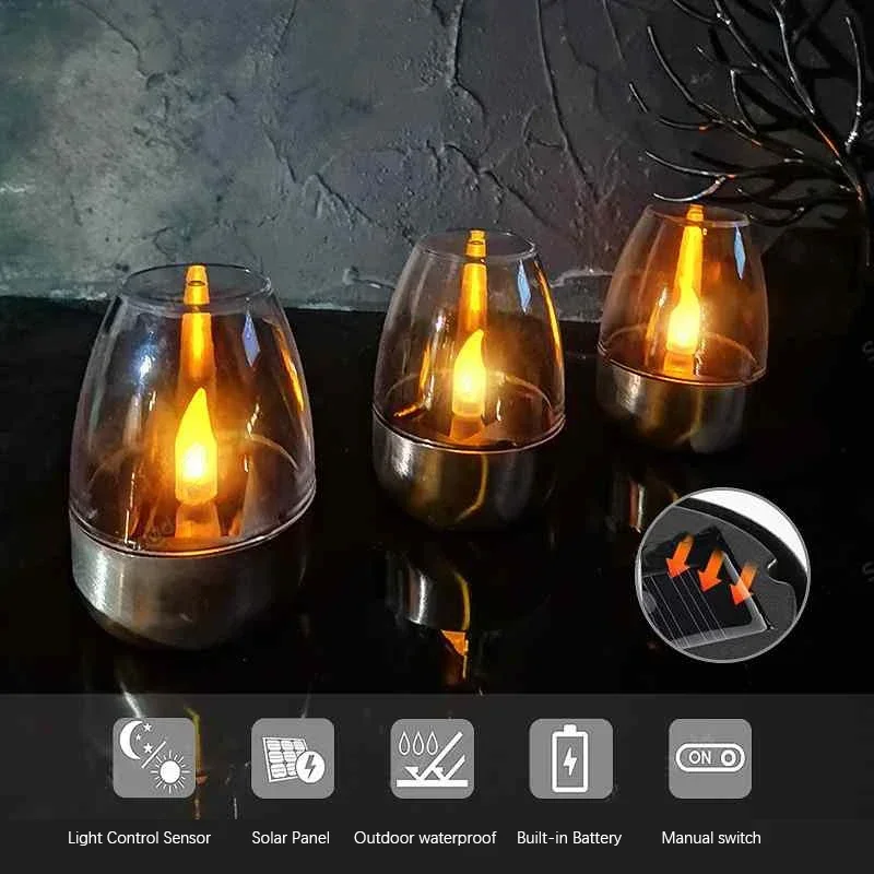 Lampu Lilin Surya Baja Tahan K - Halo Outdoor Lighting ulasan dan harga