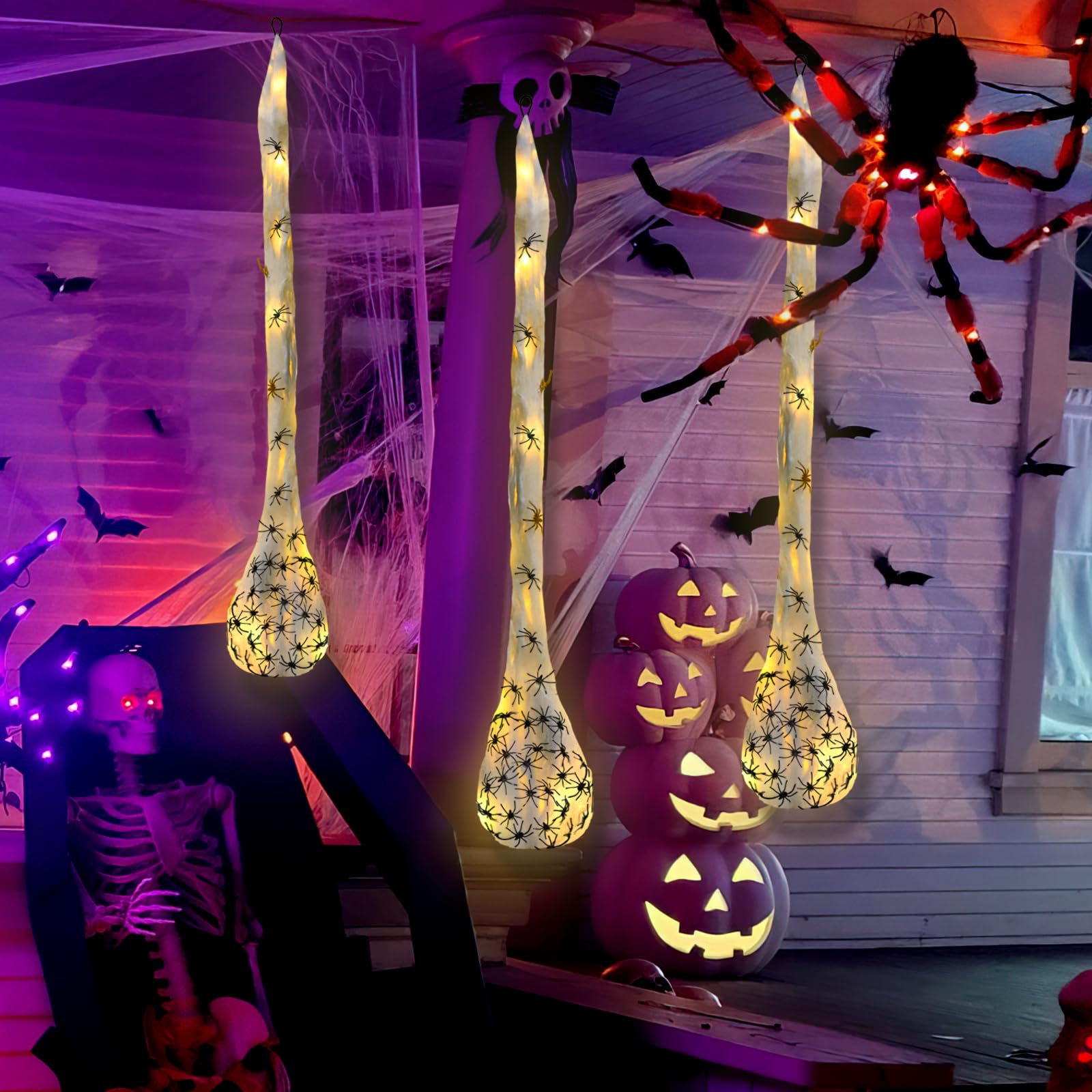 1-3 Buah Lampu Halloween Bentu - Outdoor Lighting Tree ulasan dan harga
