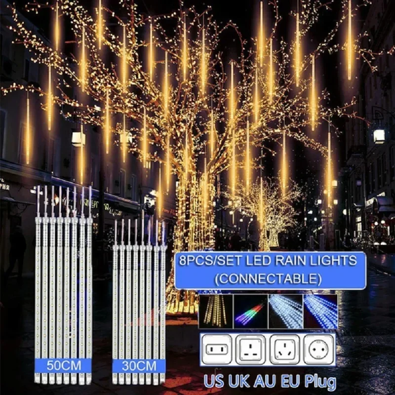 Lampu setrip LED 8 tabung huja - Outdoor Lighting Tree ulasan dan harga