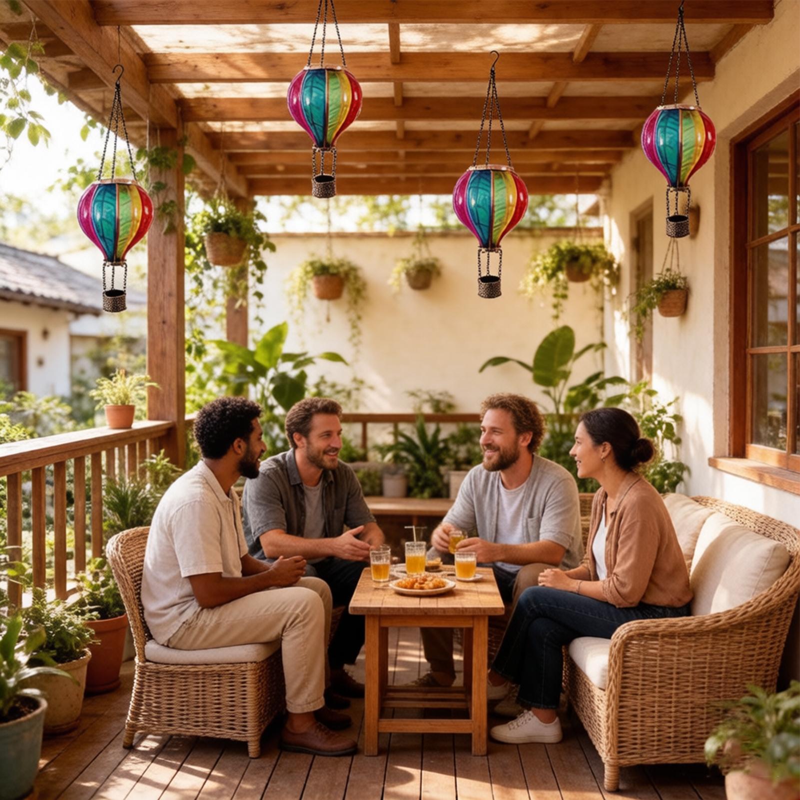 Lentera Balon Udara Panas Lent - Halo Outdoor Lighting ulasan dan harga