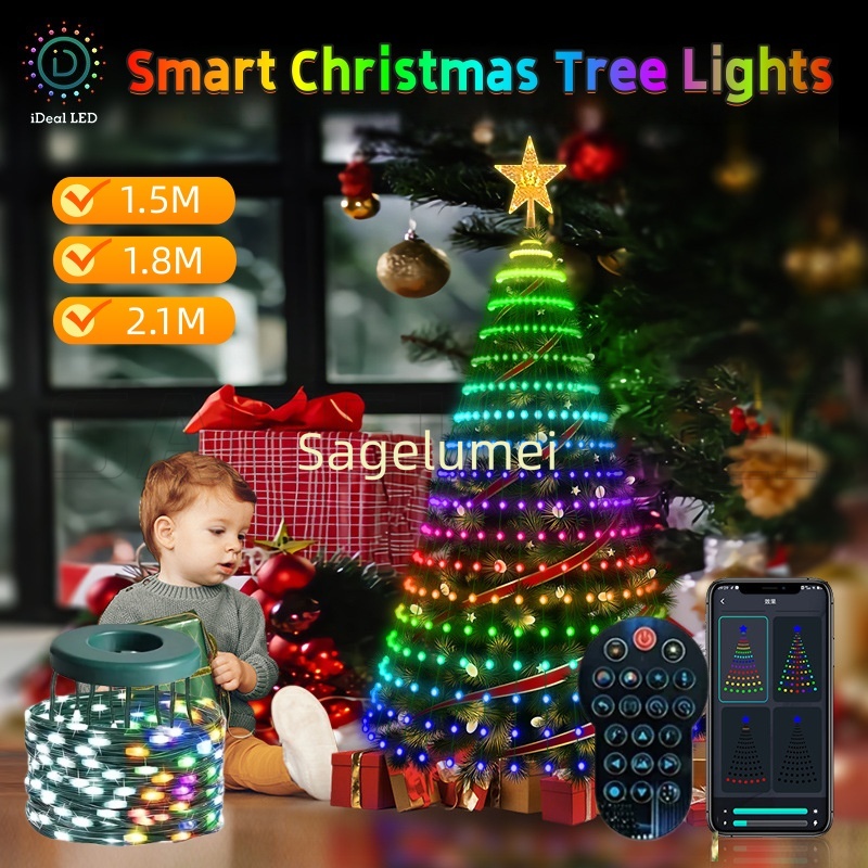 Lampu Natal RGBIC 400LED Lampu - Outdoor Lighting Uk ulasan dan harga