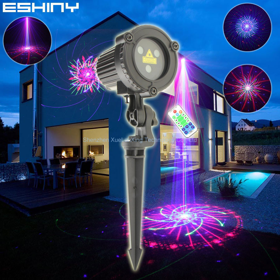ESHINY RGB lampu Laser lanskap - Outdoor Lighting Tree ulasan dan harga