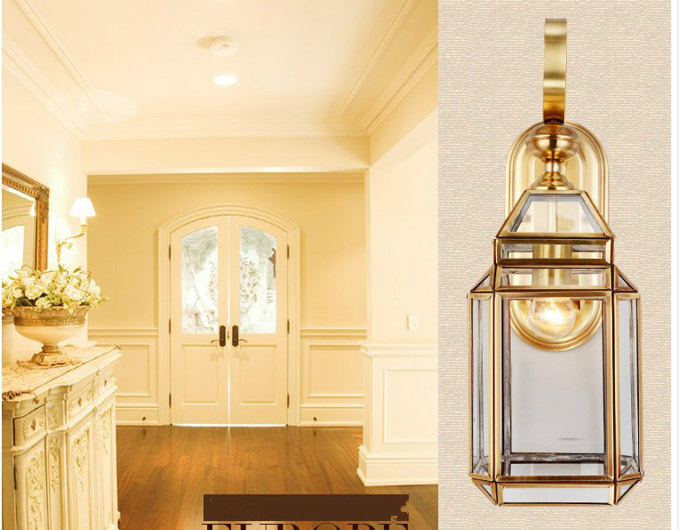 Lampu Dinding perunggu Modern  - Outdoor Lighting Brass ulasan dan harga