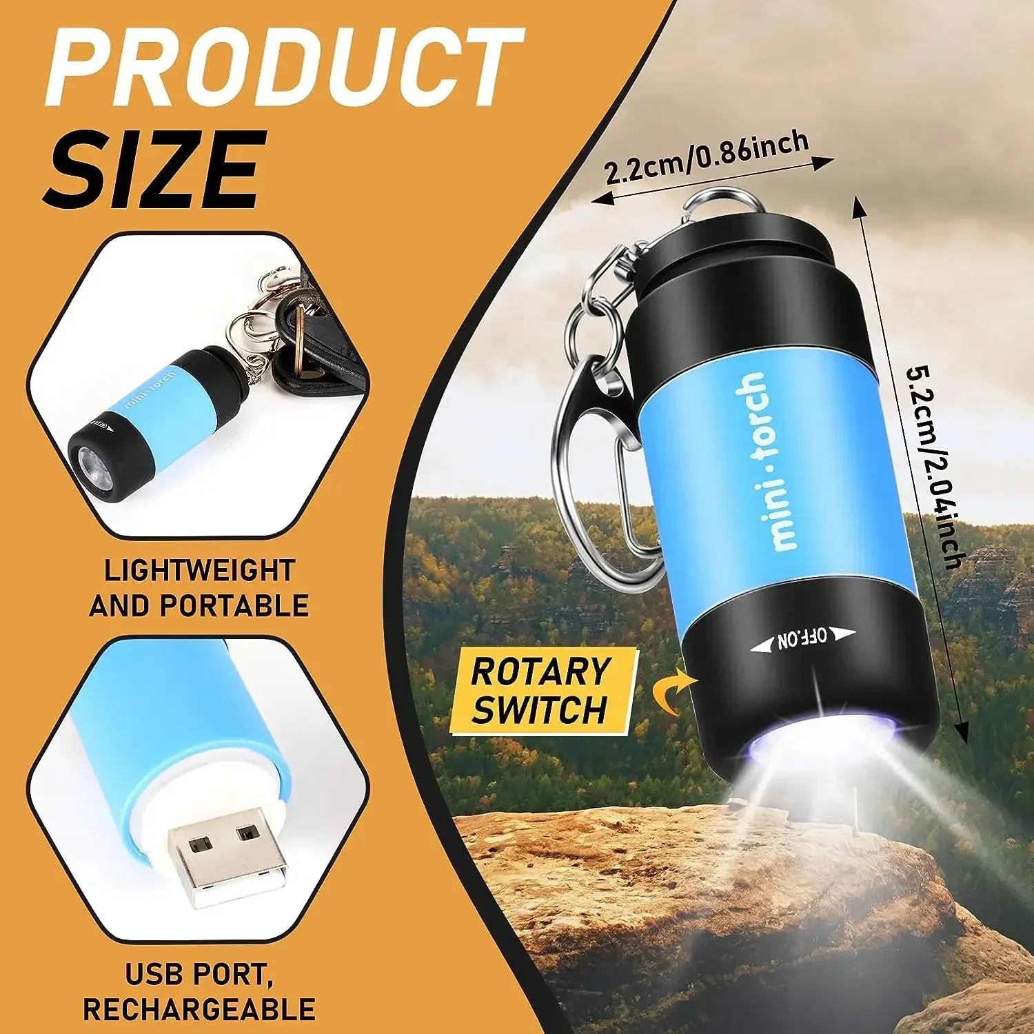 Senter LED USB Isi Ulang Multi - Outdoor Lighting Ideas For Party ulasan dan harga