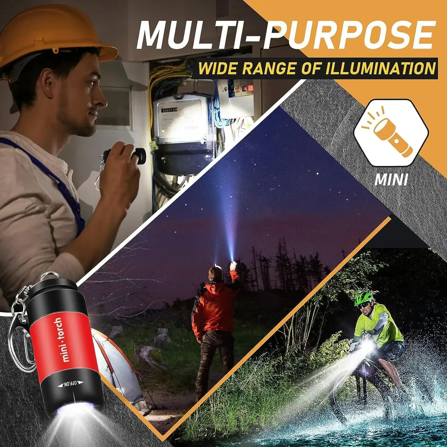 Senter LED USB Isi Ulang Multi - Outdoor Lighting Ideas For Party ulasan dan harga
