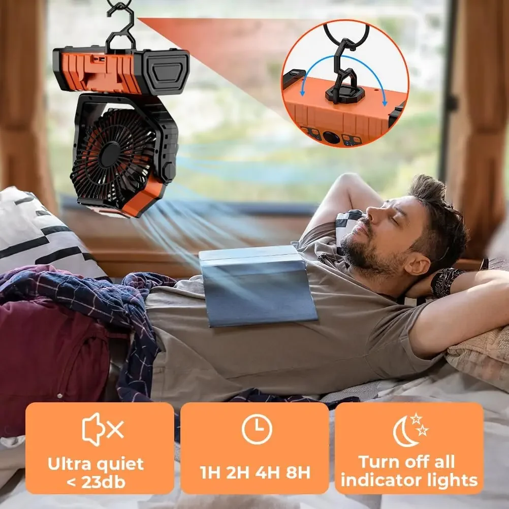 Kipas Berkemah Isi Ulang 20000 - Outdoor Lighting Battery Operated ulasan dan harga