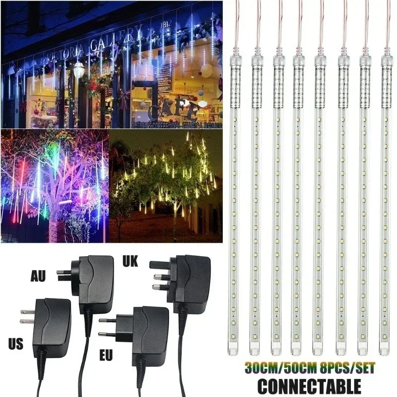 Lampu setrip LED 8 tabung huja - Outdoor Lighting Tree ulasan dan harga