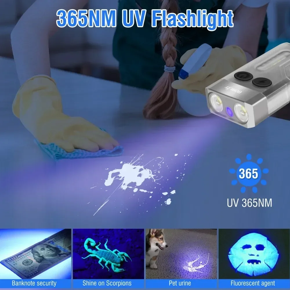 BORUiT V10 Gantungan Kunci Sen - Outdoor Lighting Rechargeable ulasan dan harga