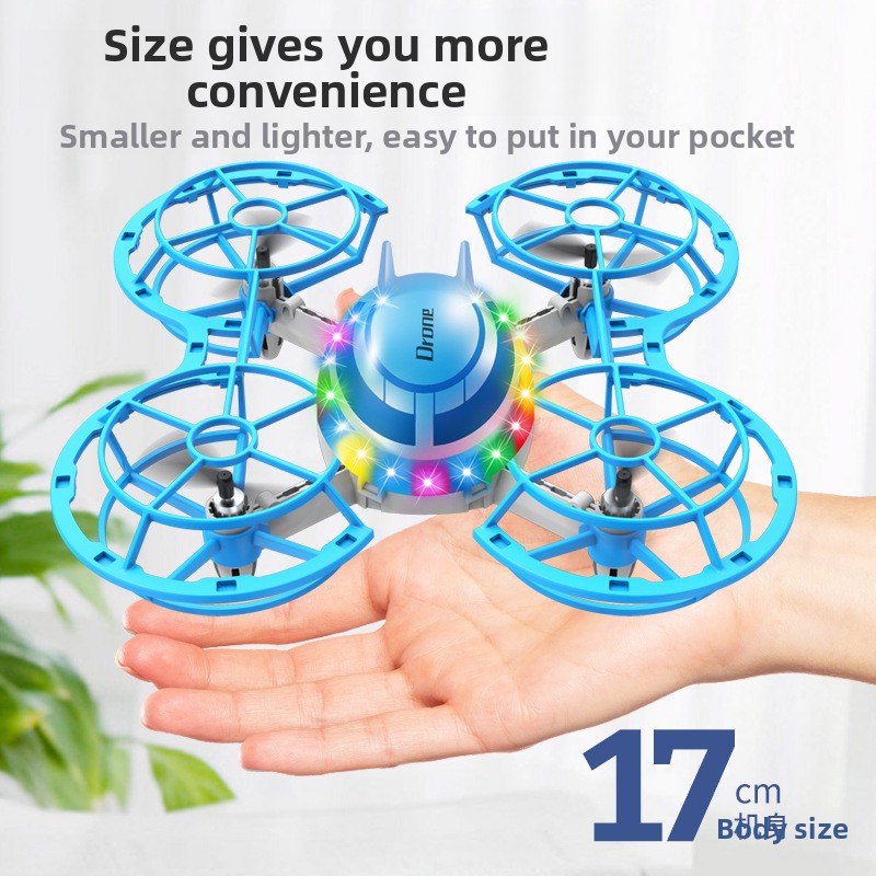 Drone RC Mini dengan Lampu LED - Outdoor Lighting Battery Operated ulasan dan harga