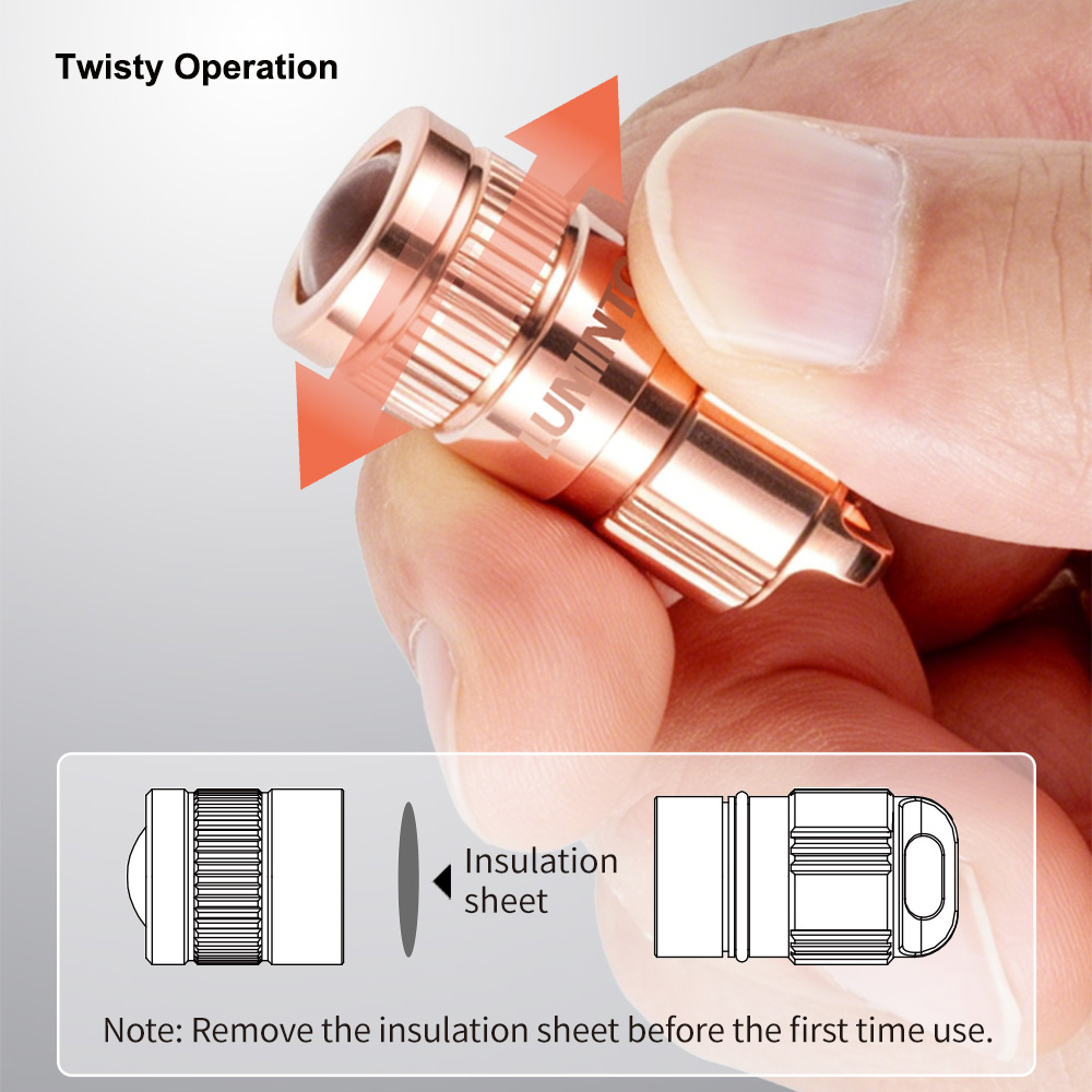 Senter Tembaga EDC LED Lampu S - Outdoor Lighting Brass ulasan dan harga