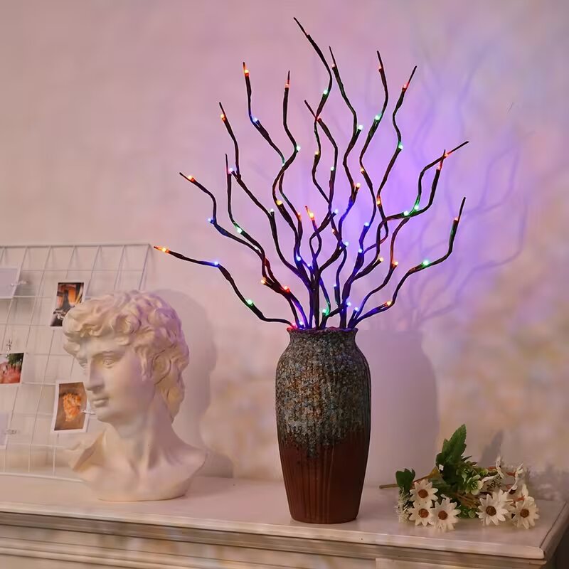 1/2 Buah 20LED Lampu Cabang Po - Outdoor Lighting Tree ulasan dan harga