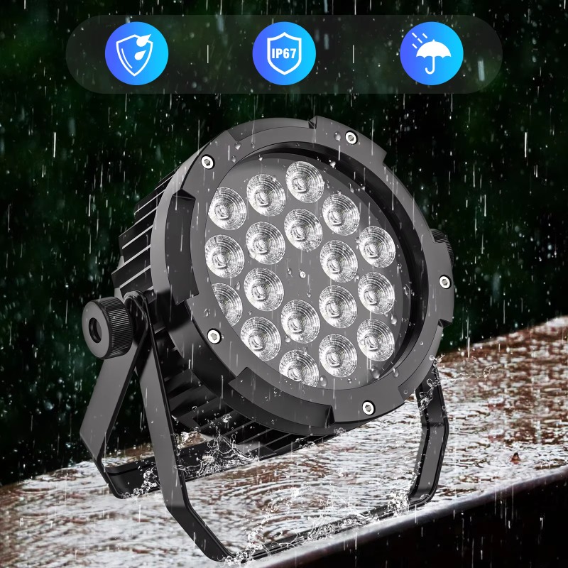 4Pcs Lampu Par 18X10W IP65 Tah - Outdoor Lighting Ip65 ulasan dan harga