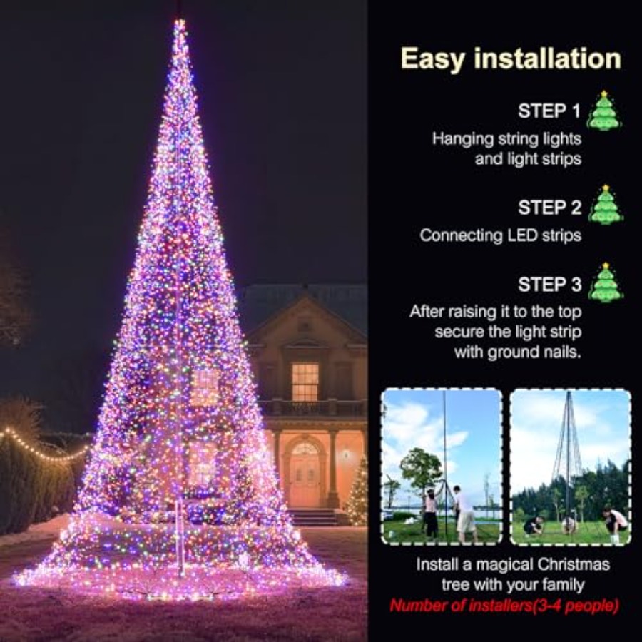 Tiang Bendera Luar Ruangan Poh - Outdoor Lighting Tree ulasan dan harga