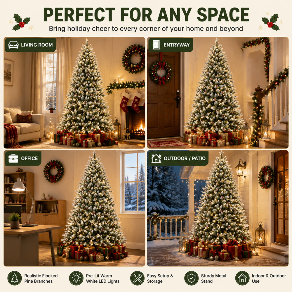 Pohon Natal Buatan Berlapis Sa - Outdoor Lighting Tree ulasan dan harga