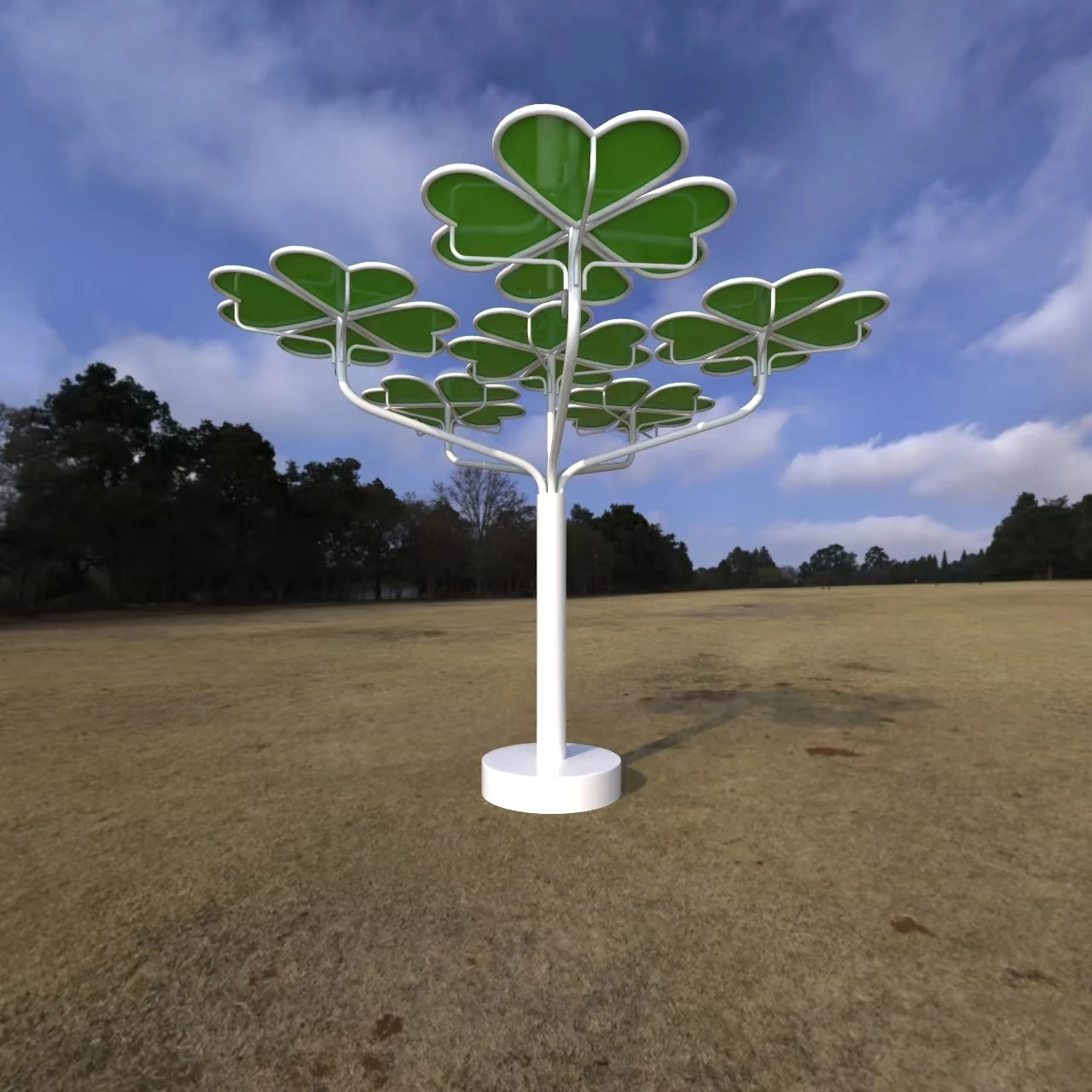 Ide Lampu Pohon Tenaga Surya F - Outdoor Lighting Tree ulasan dan harga