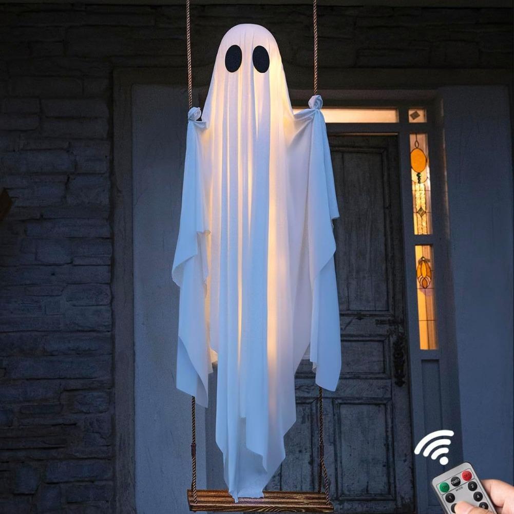 Hiasan Hantu Gantung Besar 6FT - Outdoor Lighting Tree ulasan dan harga