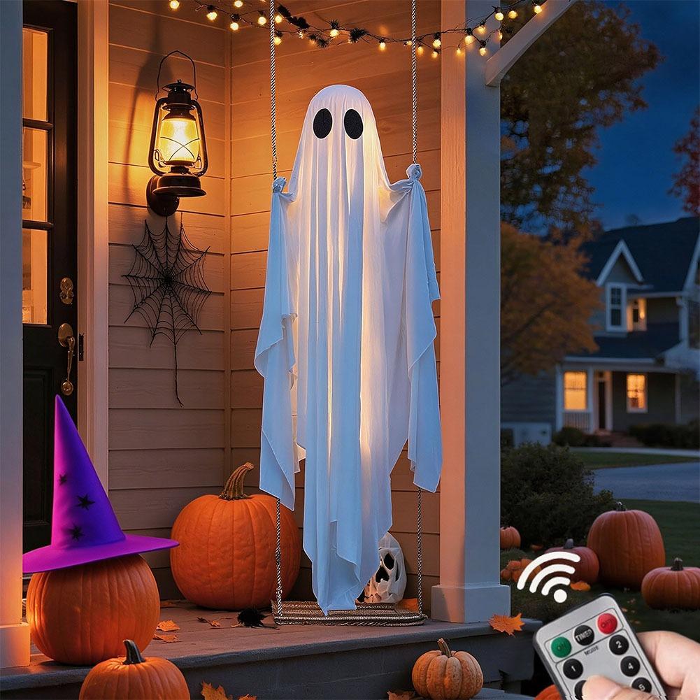 Hiasan Hantu Gantung Besar 6FT - Outdoor Lighting Tree ulasan dan harga