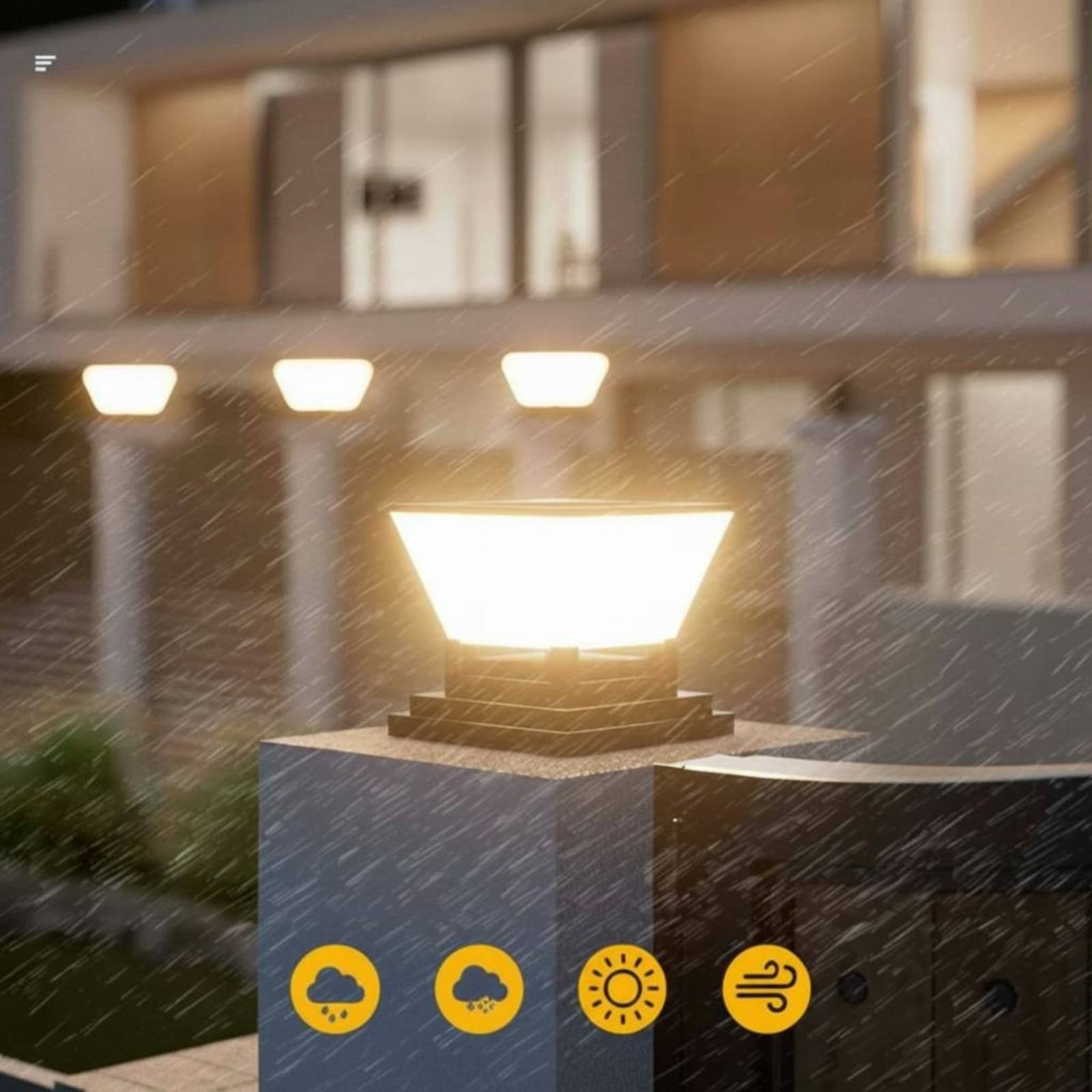 Lampu Tiang Tenaga Surya Tahan - Outdoor Lighting Ip65 ulasan dan harga